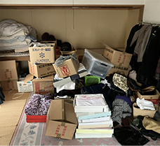 一戸建ての遺品整理・お片付け前のお写真