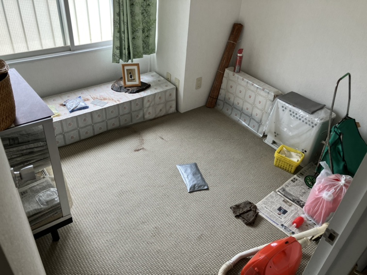 札幌市中央区のお客様のお部屋 遺品整理前