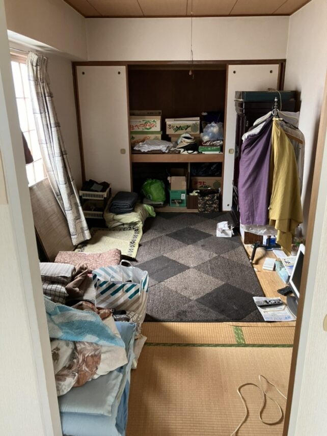 札幌市中央区のお客様のお部屋 遺品整理前