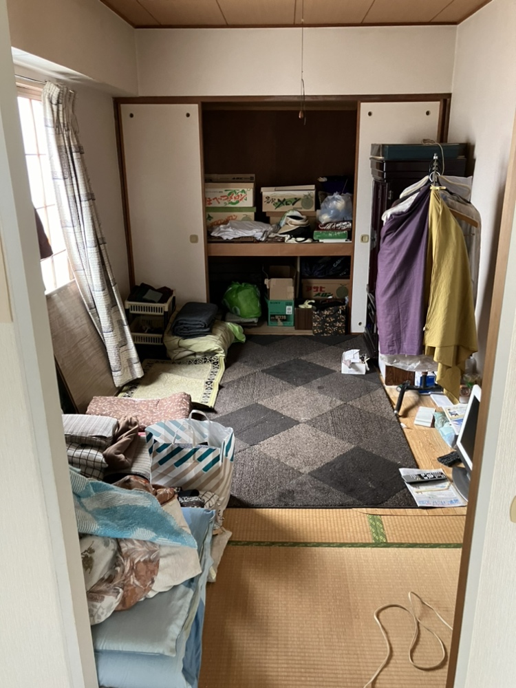 札幌市中央区のお客様のお部屋 遺品整理前