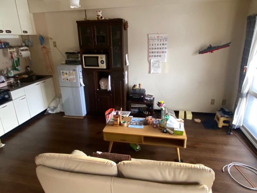 【札幌市清田区】二世帯での新生活を身軽にスタート。1LDKの家具家電整理で、心晴れやかな門出をお手伝い